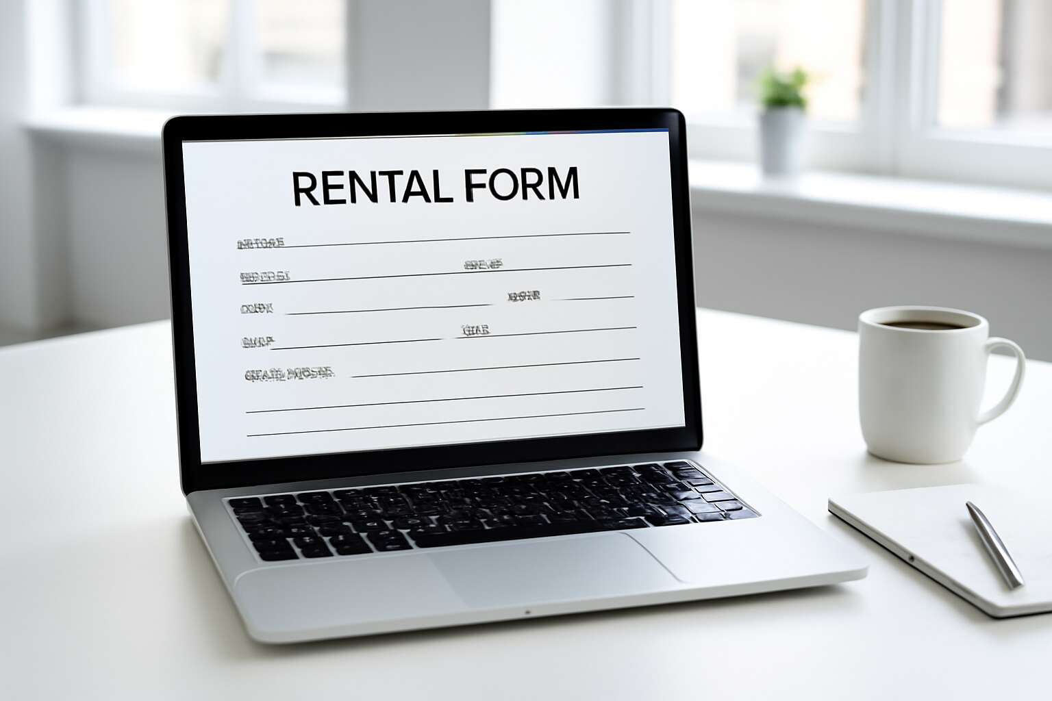 laptop rental form
